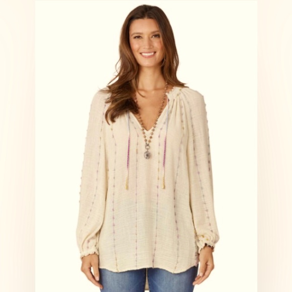 Gorgeous Democracy V-Neck Tunic - never worn, NWT